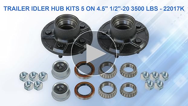 Amazon.com: JDMSPEED Trailer Idler Hub Kits 5 on 4.5