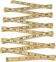 Vista 2 de Crescent Lufkin Wood Rule, 6' Brass Ext, Black , Brown - X46SLN