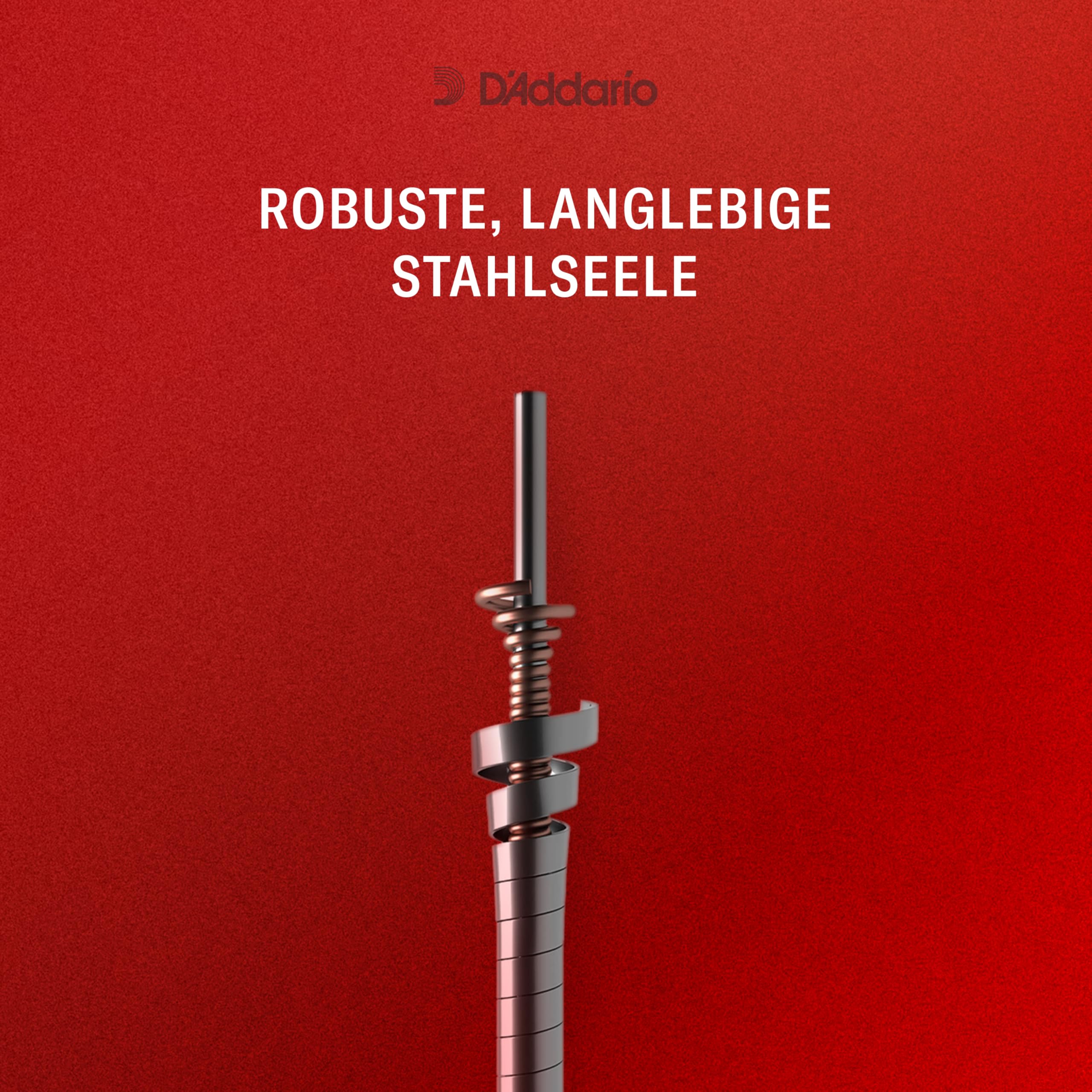 D'Addario J610-3/4M Stainless Steel Prelude Kontrabass Saitensatz Kohlefaserstahl/Nickel 3/4 Medium