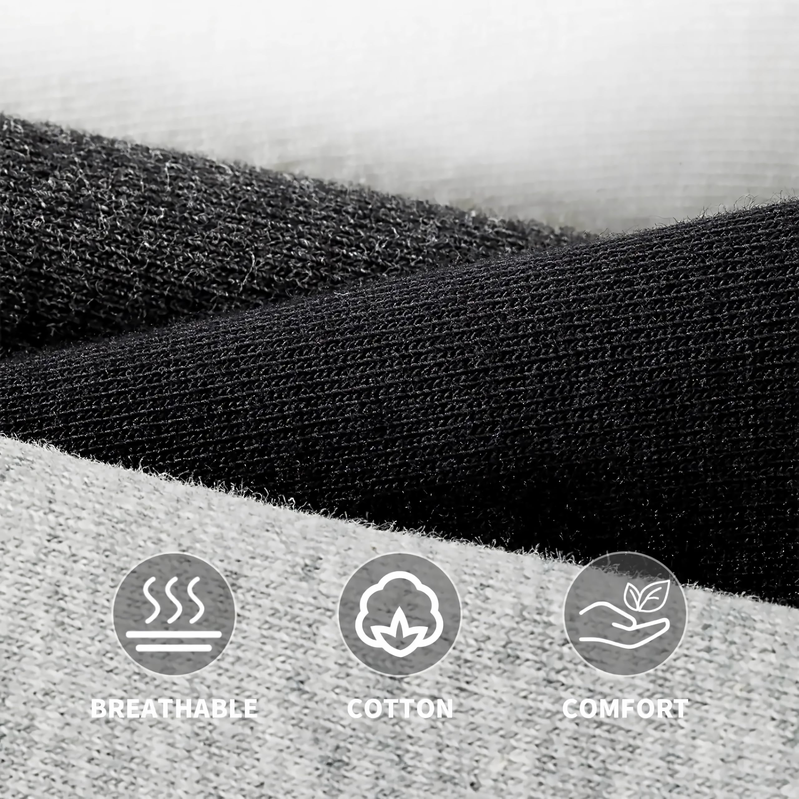 Calcetines de vestir cómodos para hombre, 6 pares, calcetines clásicos para hombre, ligeros, cómodos y suaves, paquete de 6