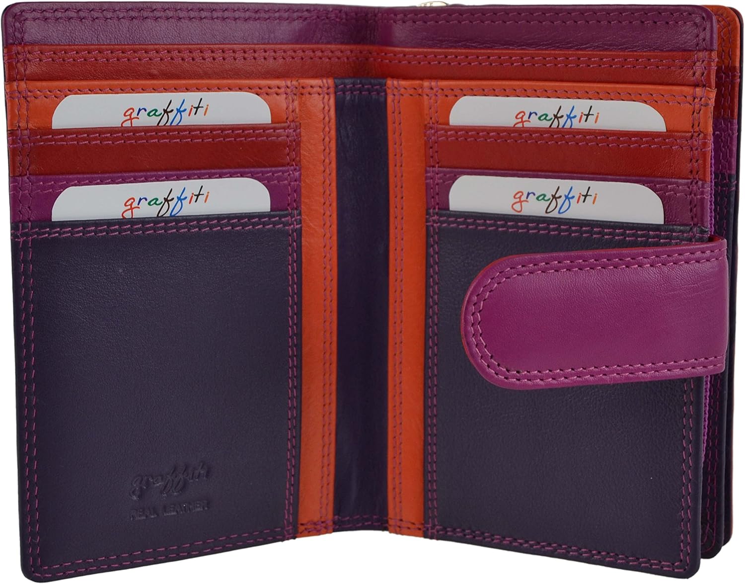 Benthill Billetera Mujer Piel - Mujer Cartera Con Protección RFID