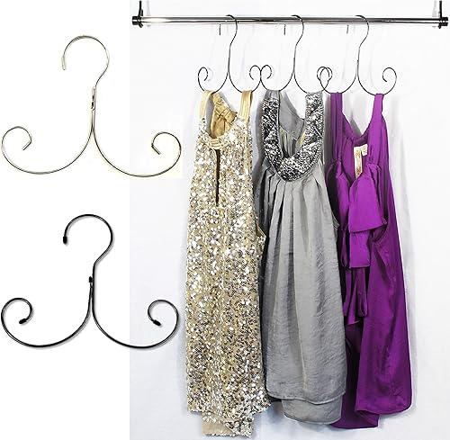 Miniatura 2 de Boottique - Percha antideslizante en cascada, colgador rizado para camisetas sin mangas, brasier deportivo, camisetas de yoga, lencería, trajes de