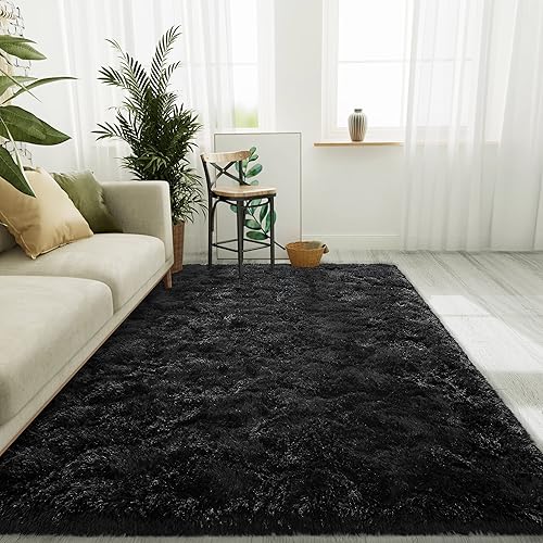 Vista 11 de LOCHAS - Alfombras de interior ultrasuaves y modernas, esponjosas, para sala de estar, ideal para decoración del hogar, del dormitorio de los niños