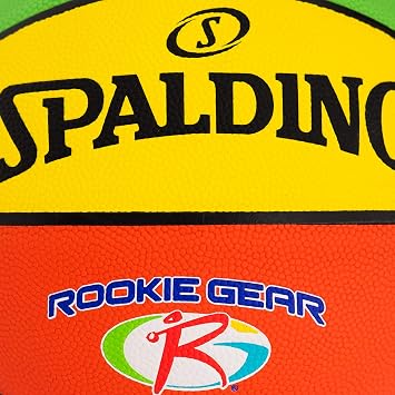 Spalding Rookie Gear 27.5 Basketball | Lighter to Help Develop Technique | Designed for Indoor & Outdoor Play