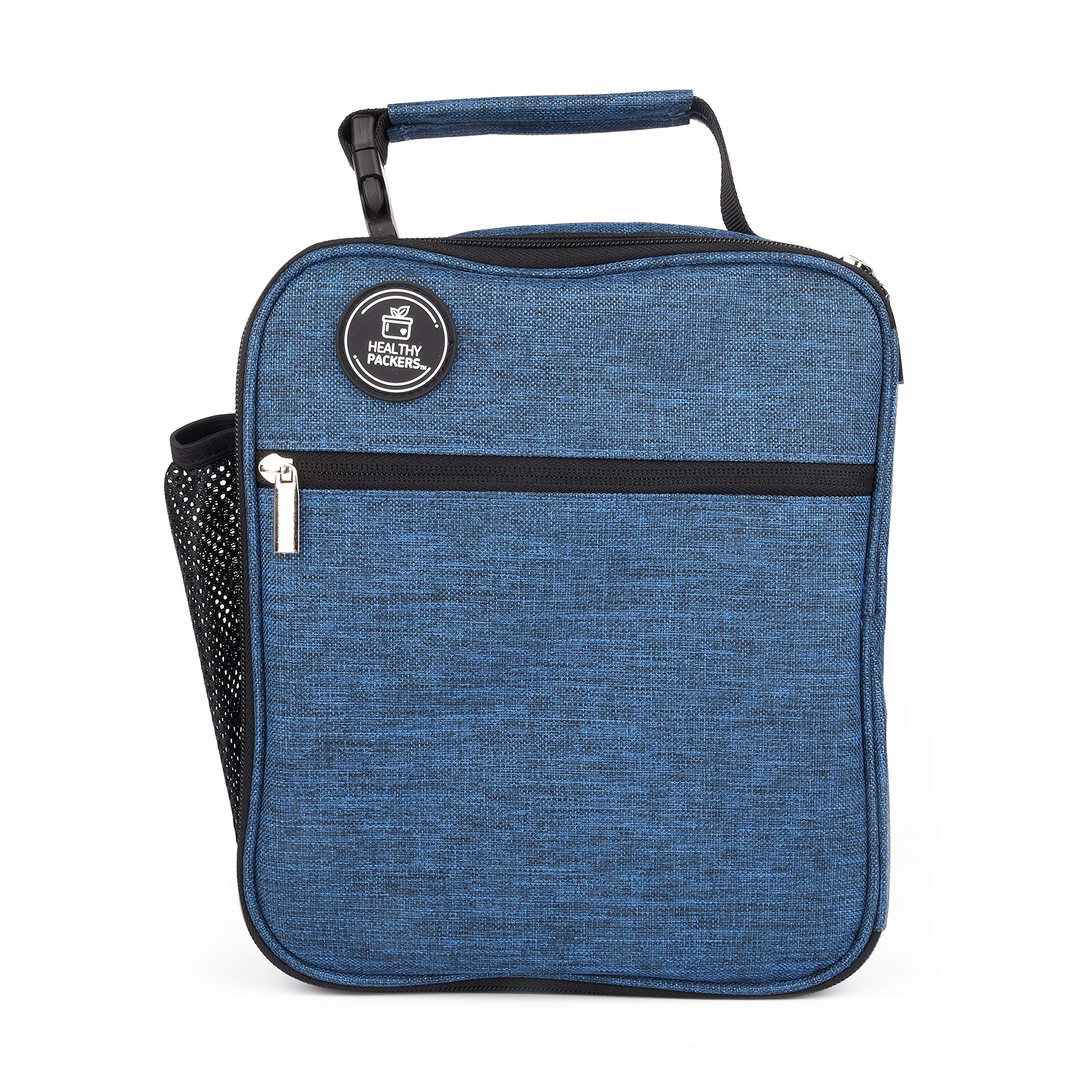 Insulated Lunch Box for Adults and Kids - Professional Work Lunch Bag for Men and Women - Spacious and Heavy Duty School Lunchbox for Boys and Girls (Dark Blue)