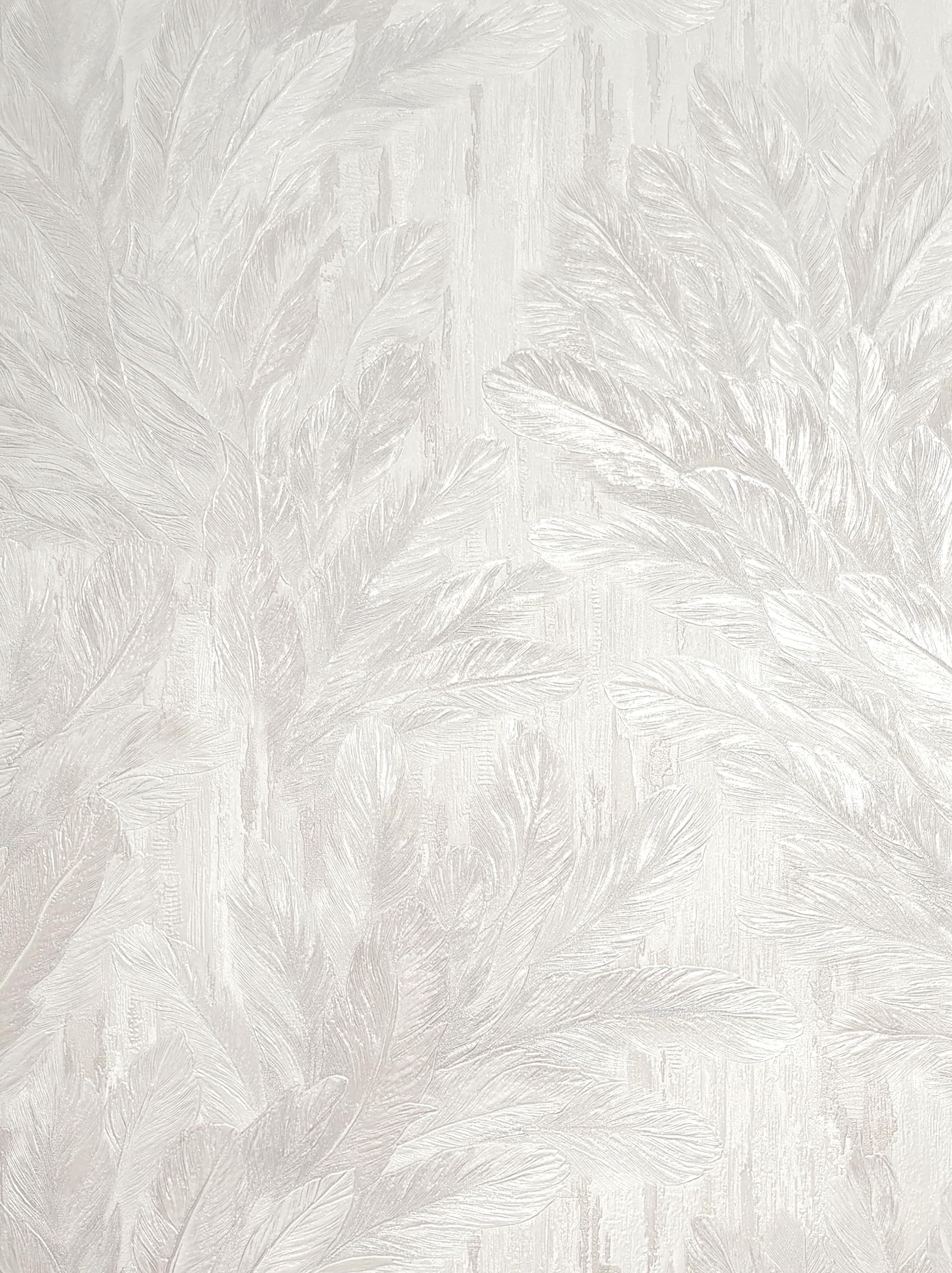 Vymura Warm Ivory M95693 Gianni Feather Heavyweight Vinyl Wallpaper,
