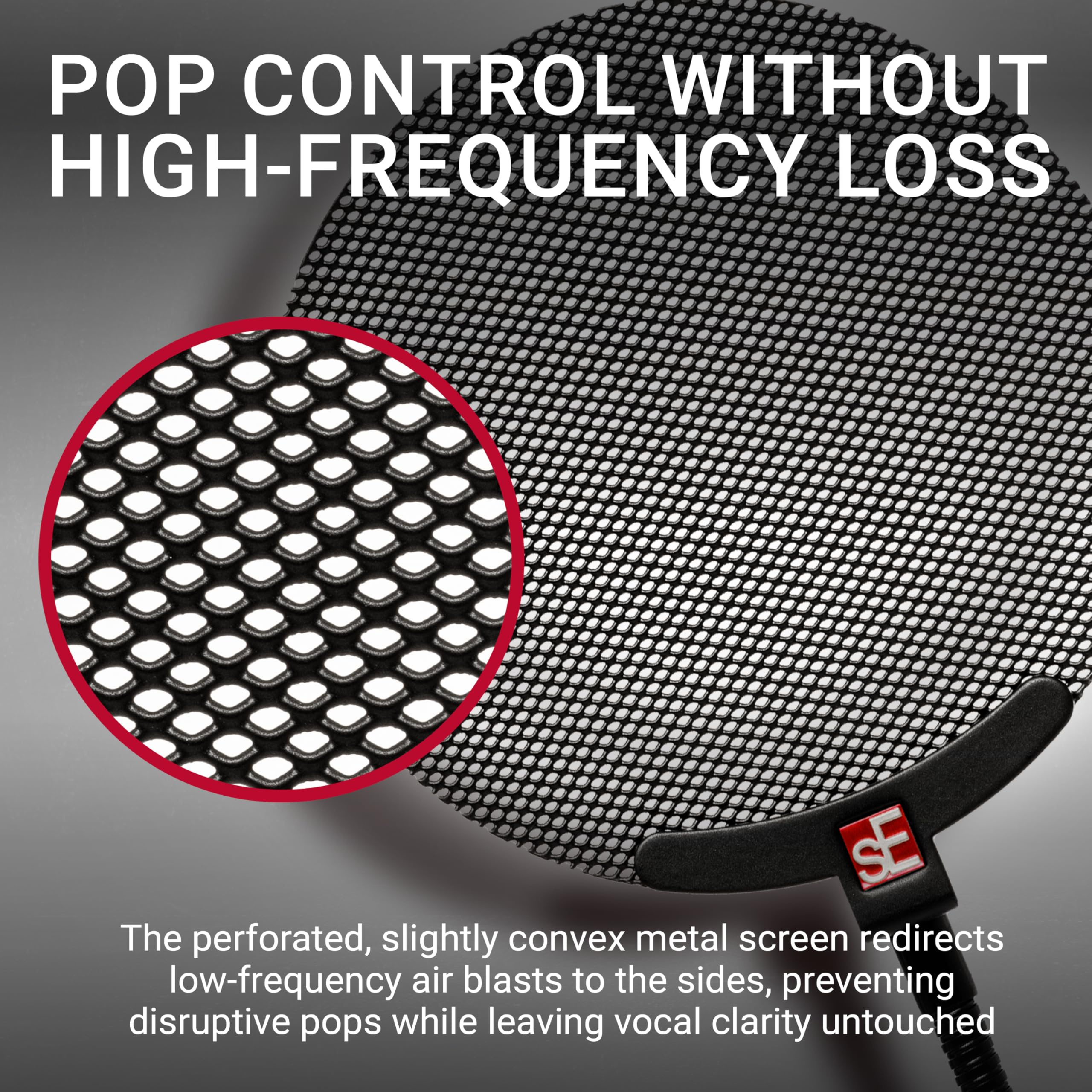 SE Electronics Pop Screen/Microphone Pop Shield