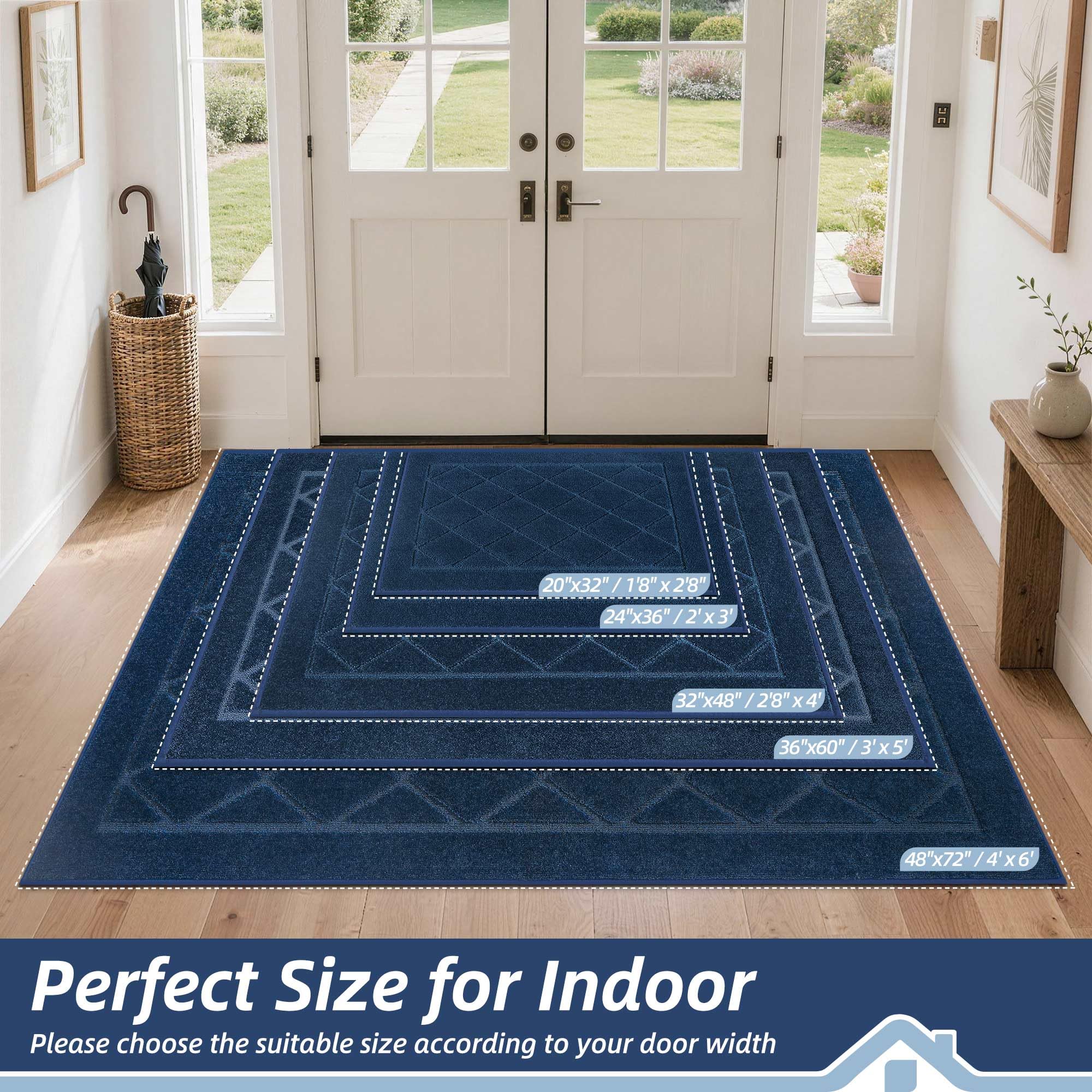 Amazon.com: BEQHAUSE Dirt Trapper Door Mat 20