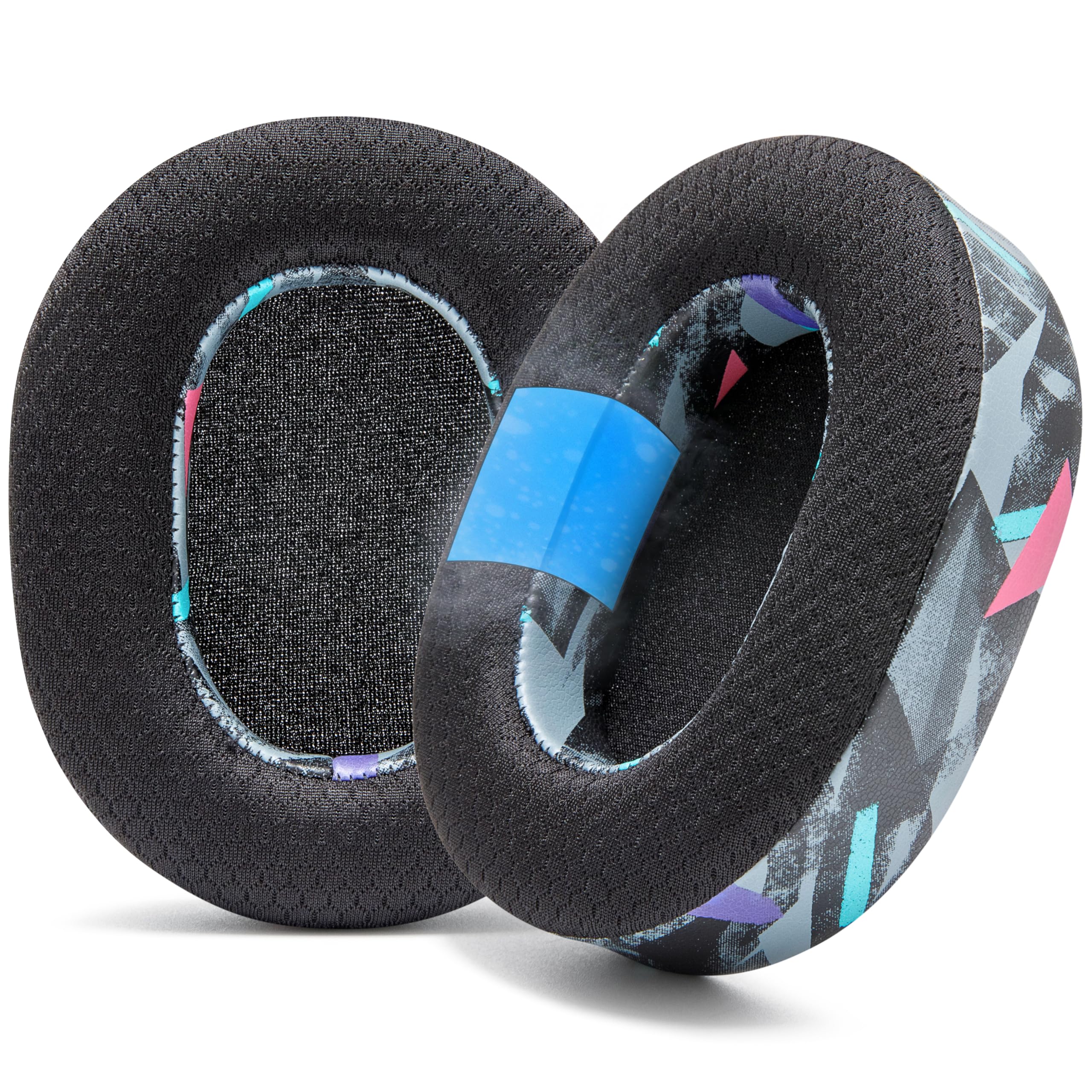 Freeze Blackshark V2 Pro 2023 - Cooling Gel Earpads by Wicked Cushions Only (Does not fit Old Blackshark V2 Pro) - Boost Comfort, Thickness, & Sound Isolation for Epic Gaming | 90's Black