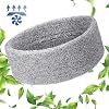 SATINIOR Unisex Adult Sweatband Headbands Moisture Wicking Athletic Terry Cloth Sweat-Wicking Sport Elastic Headband (Gray)