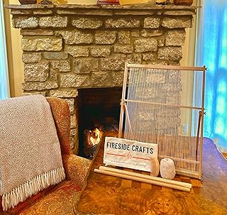 Fireside Crafts Solid Wood Table-top Weaving Loom, 25.2