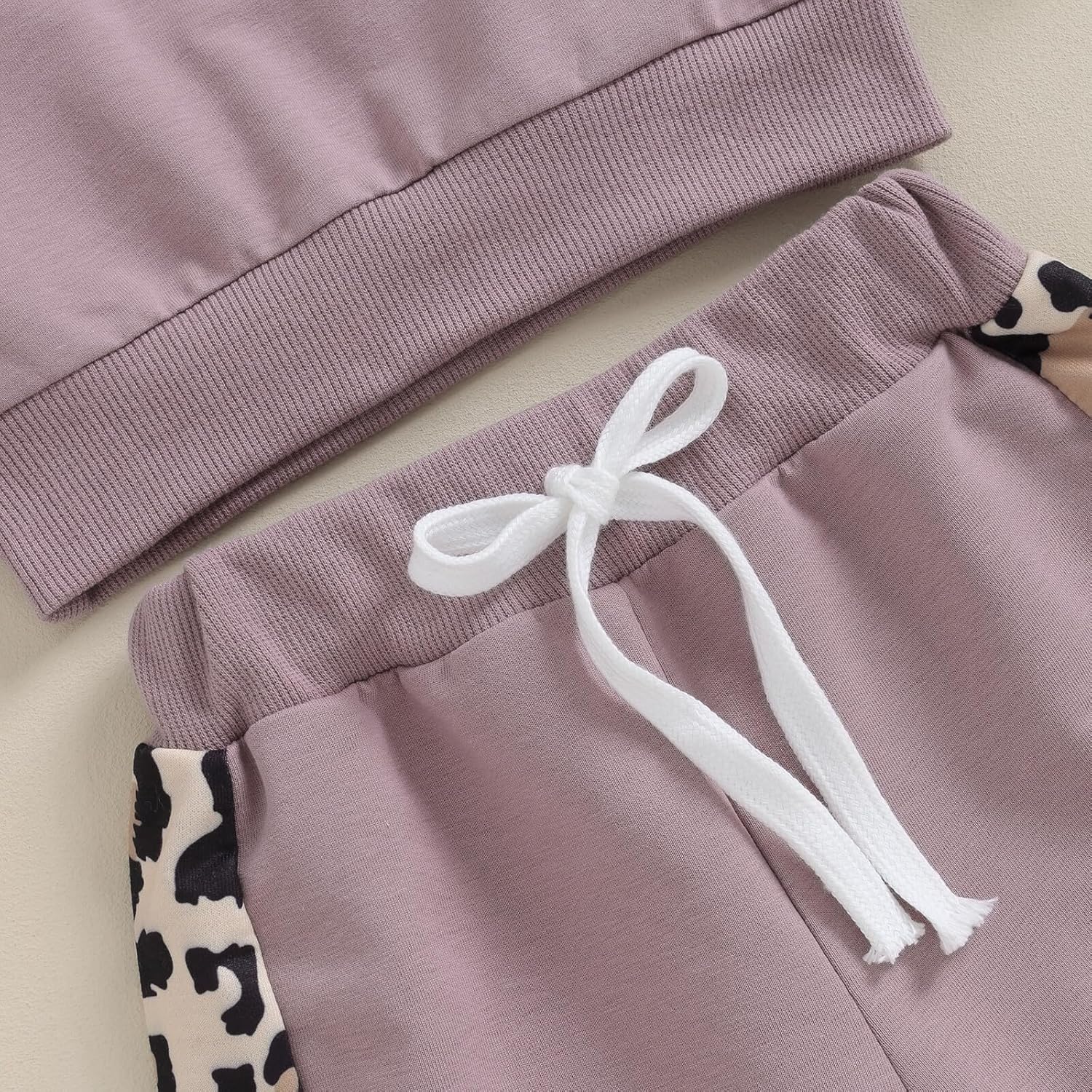 Kupretty Baby Girl Fall Winter Clothes Toddler Outfit Letters Graphic Crewneck Sweatshirts + Joggers Pants Set - Image 5