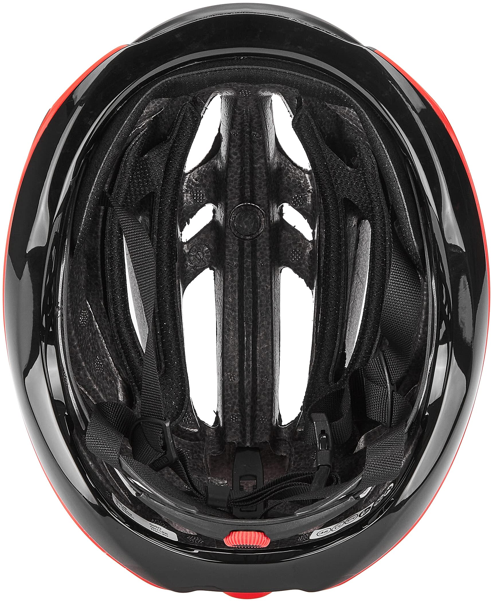 Giro Agilis Rennradhelm – MIPS – In-Mold – EPS-Schale – verstellbare Passform – Gute Belüftung – für alle Straßen – Matte Black/Red, Größe: L
