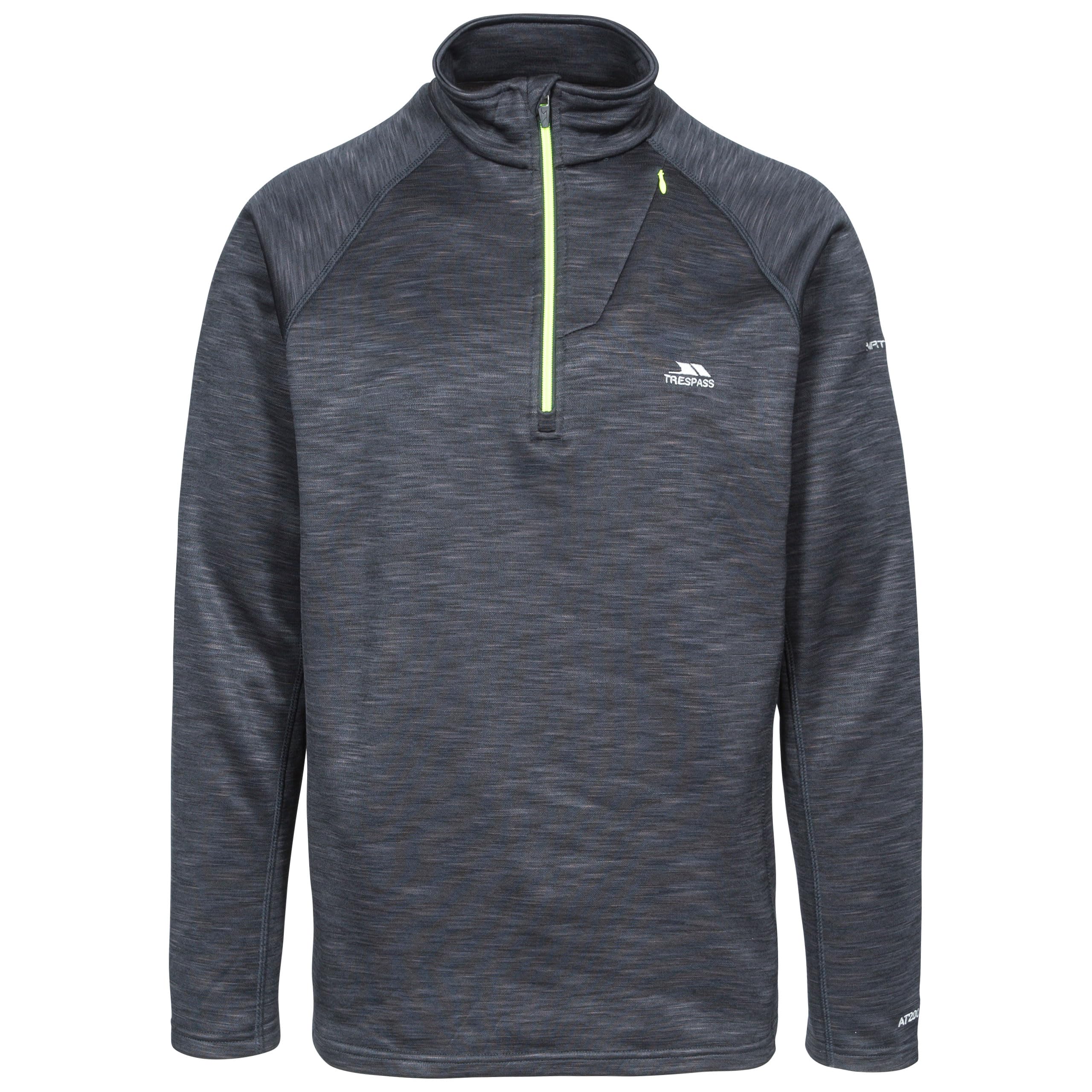 Trespass Collins Homme Veste en Polaire col Montant 1/4 Zip Poches extérieur - -