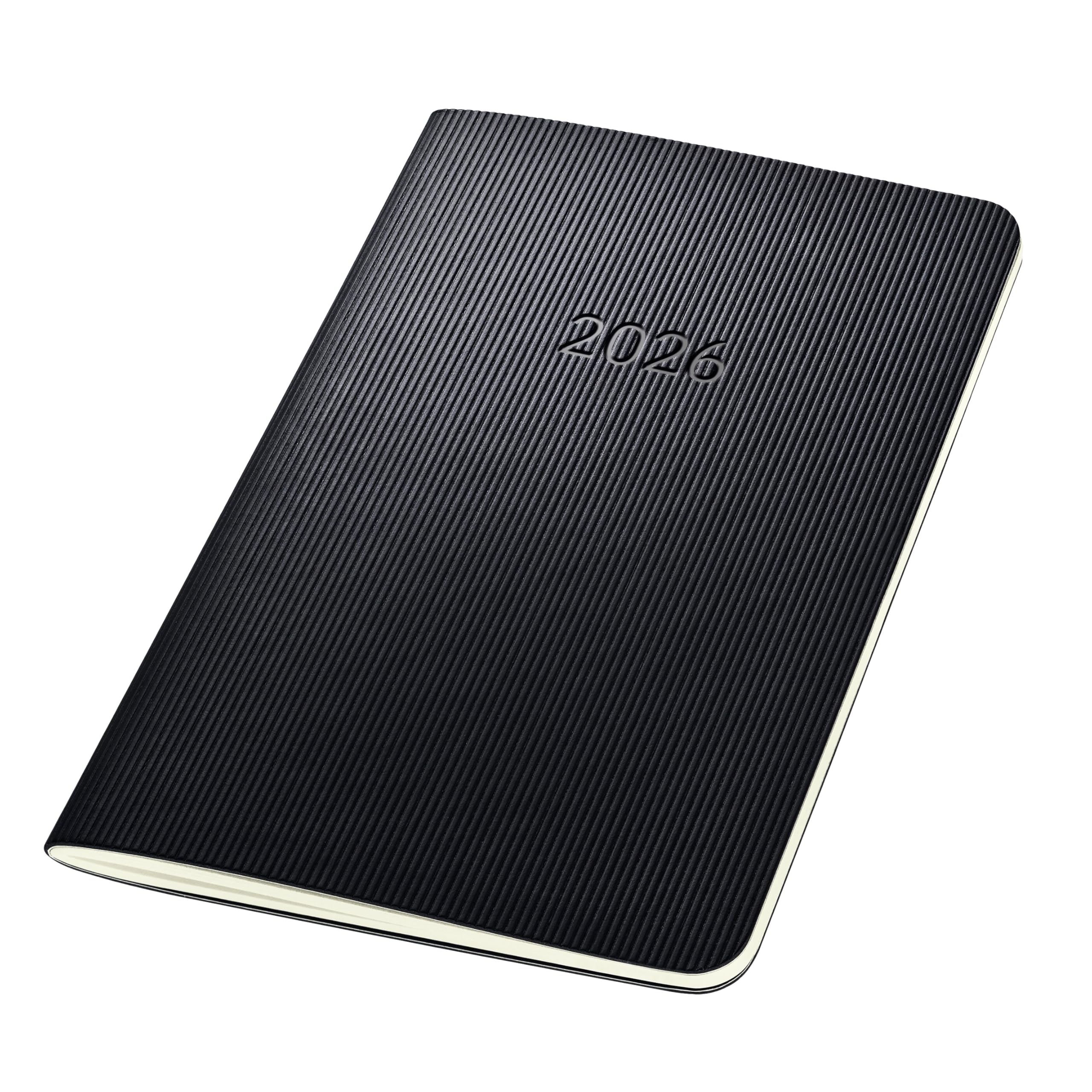 SIGEL C2685 Monats-Kalenderheft Conceptum 2026, ca. A6, , schwarz: Agenda Conceptum, Classic, Softcover