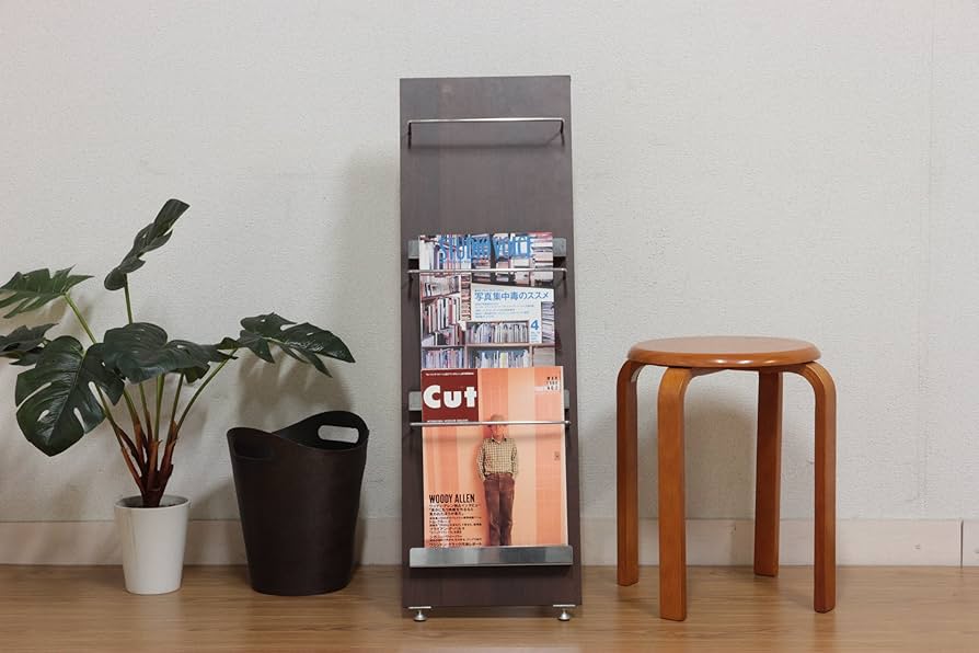 ⭐︎タイムセール⭐︎UBCBW45SS3台セット Amazon｜不二貿易 マガジンラック パンフレットスタンド 3段 幅30cm