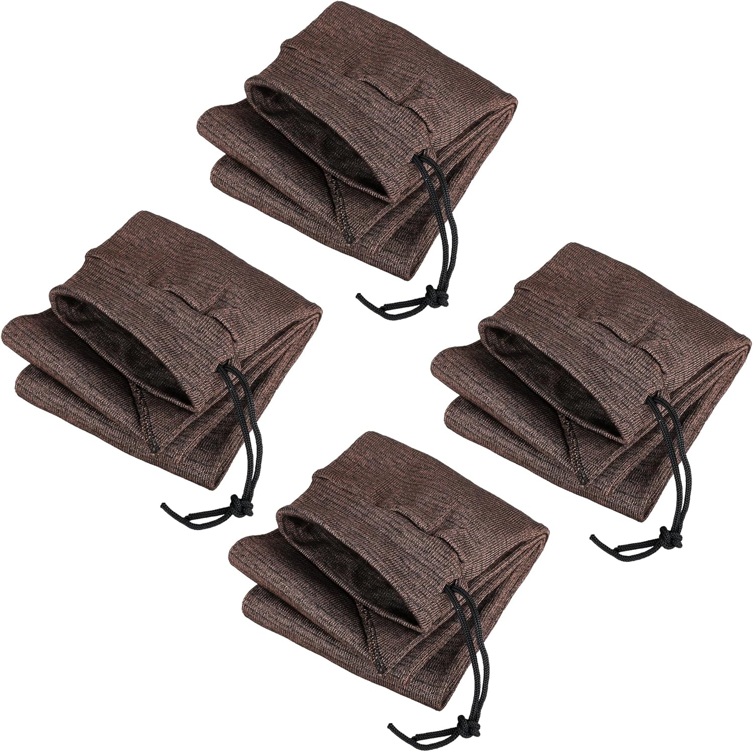 TPO 54"x6" Silicone Treated Knit Gun Sock Cover, Non-Destructive, Easy-Slide, Rust-Preventing Rifle Cover Case Fit Most Rifles or Shotguns (Camo-4 Pack)