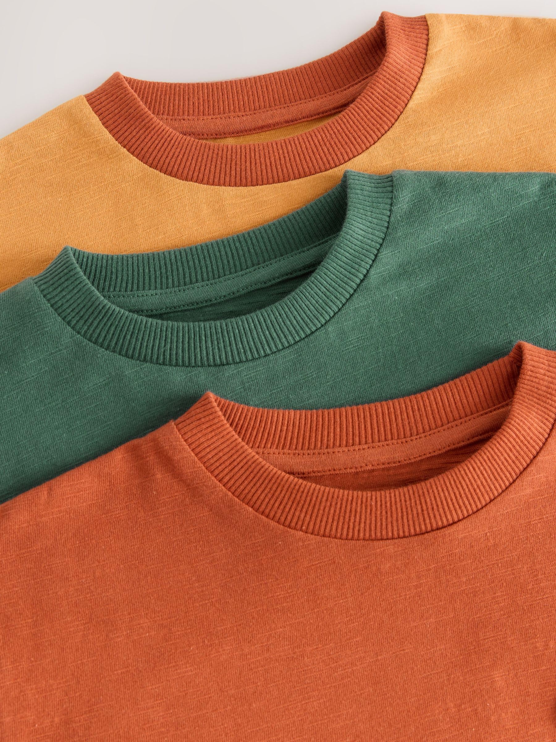 NEXT Jungen Langarmshirts mit Applikation, 3er-Pack 62-122