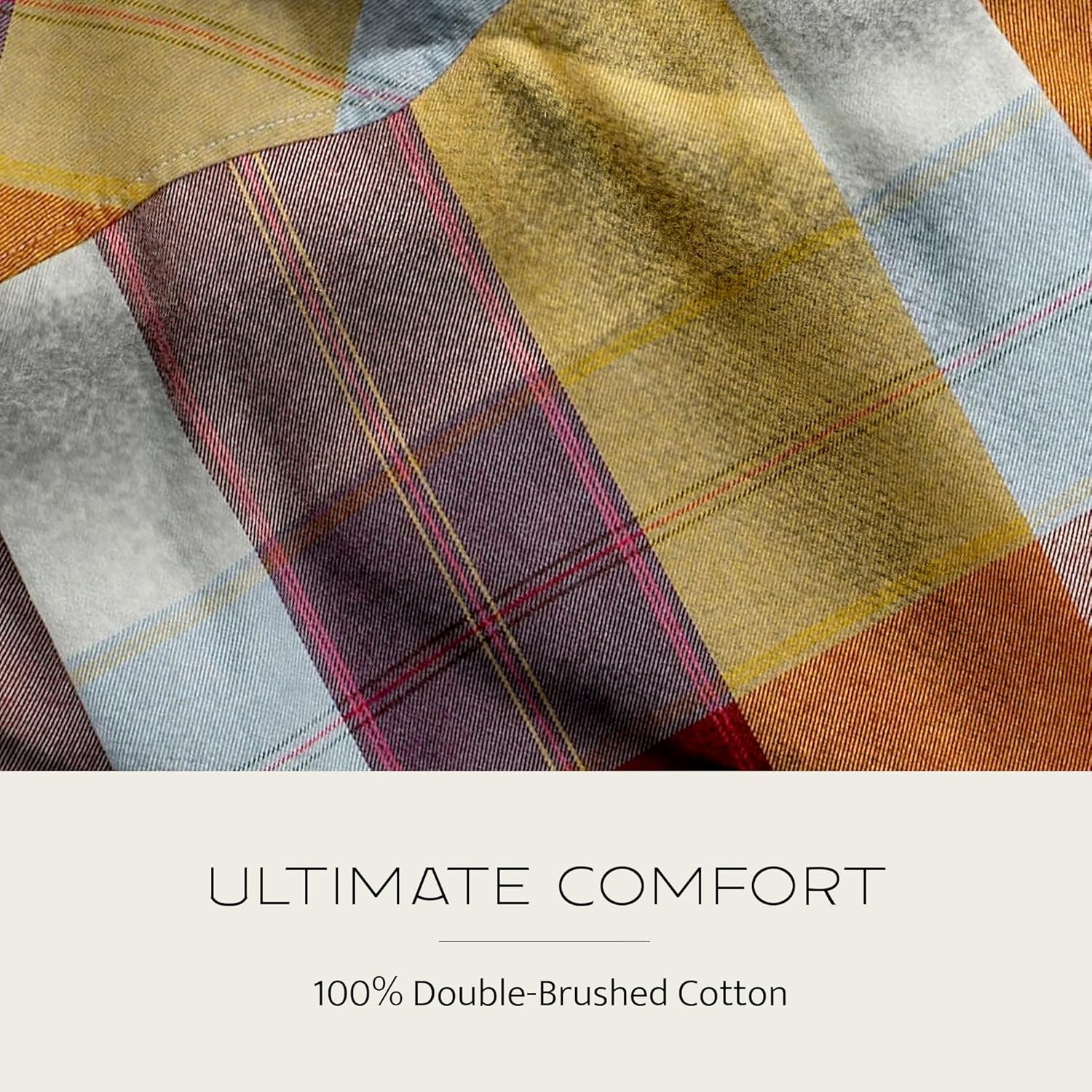 Pendleton Women's Relaxed Flannel Shirt, 100% Soft Cotton Long Sleeve