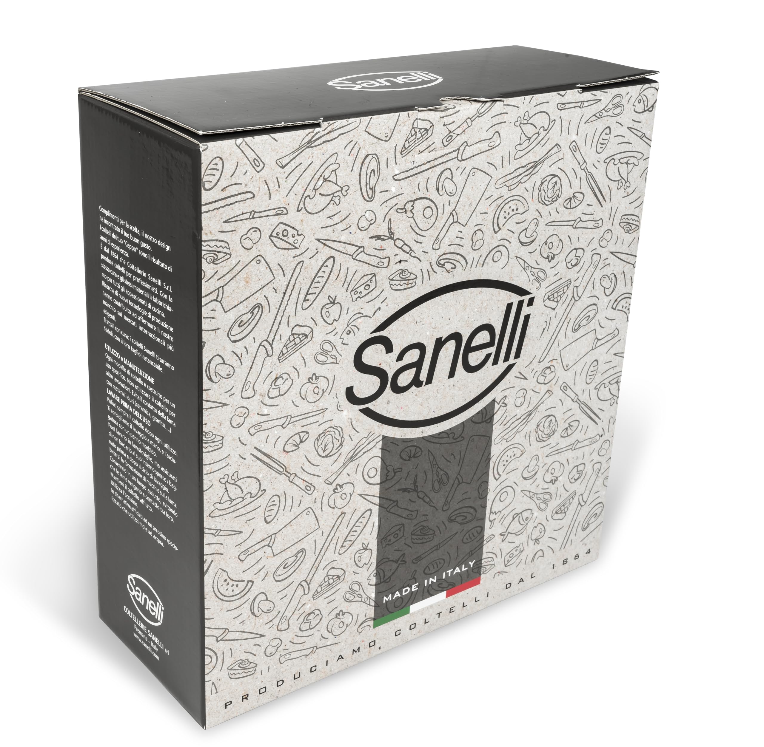 Sanelli, Ceppo base 6 pz. Premana Professional, legno Rovere