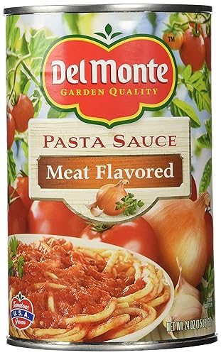 Del Monte Spaghetti con Salsa de Carne, 24Onza (Pack de 12)
