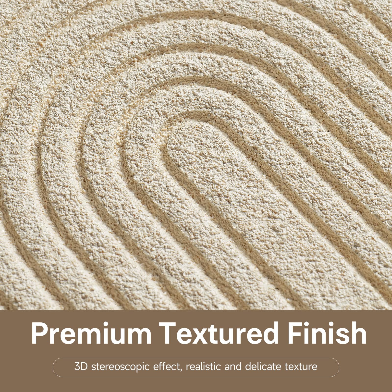 Best Sculptural Wall Art for 2026: Ranked & Reviewed 1 Troartos 3D Textured Neutral Abstract Wall Art Decor with Shelf, Boho Beige and — product photo