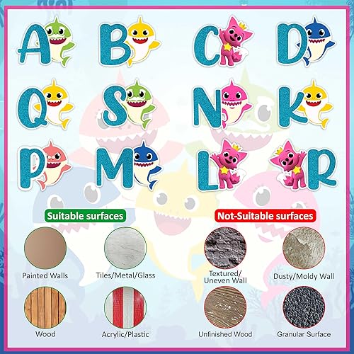 Miniatura 6 de Seyal® BBY Shrk A - Z - Adhesivo decorativo para pared
