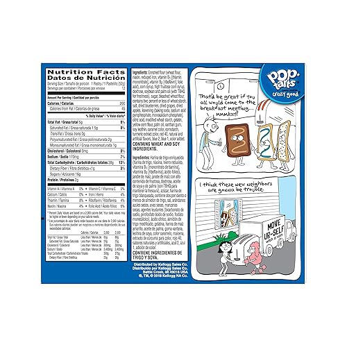 Miniatura 6 de Pop-Tarts Pasteles tostadores de desayuno sabor a arándano esmerilado 22 oz 12 unidades