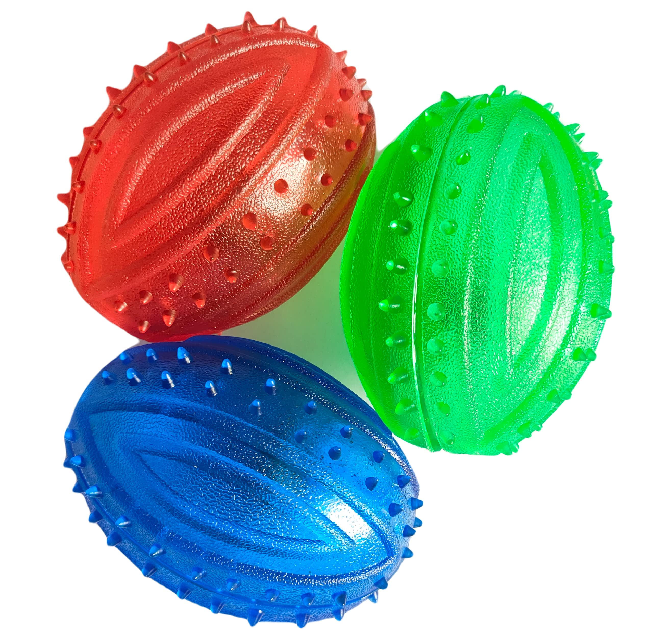RvPaws Pet Rugby Ball Bell Includes Toy TPR Tooth Chew Toys Bite Resistant Dog Molar Toys (1 Unit Random Color) (B09J29Y21T) Amazon Price History, Amazon Price Tracker