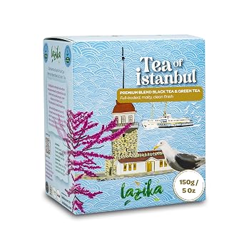 Lazika Mixed Premium Black Loose Leaf Tea Blend, 5.3 Oz, Breakfast Tea with Petite Presentatiton Box, Early Harvest, Handcrafted