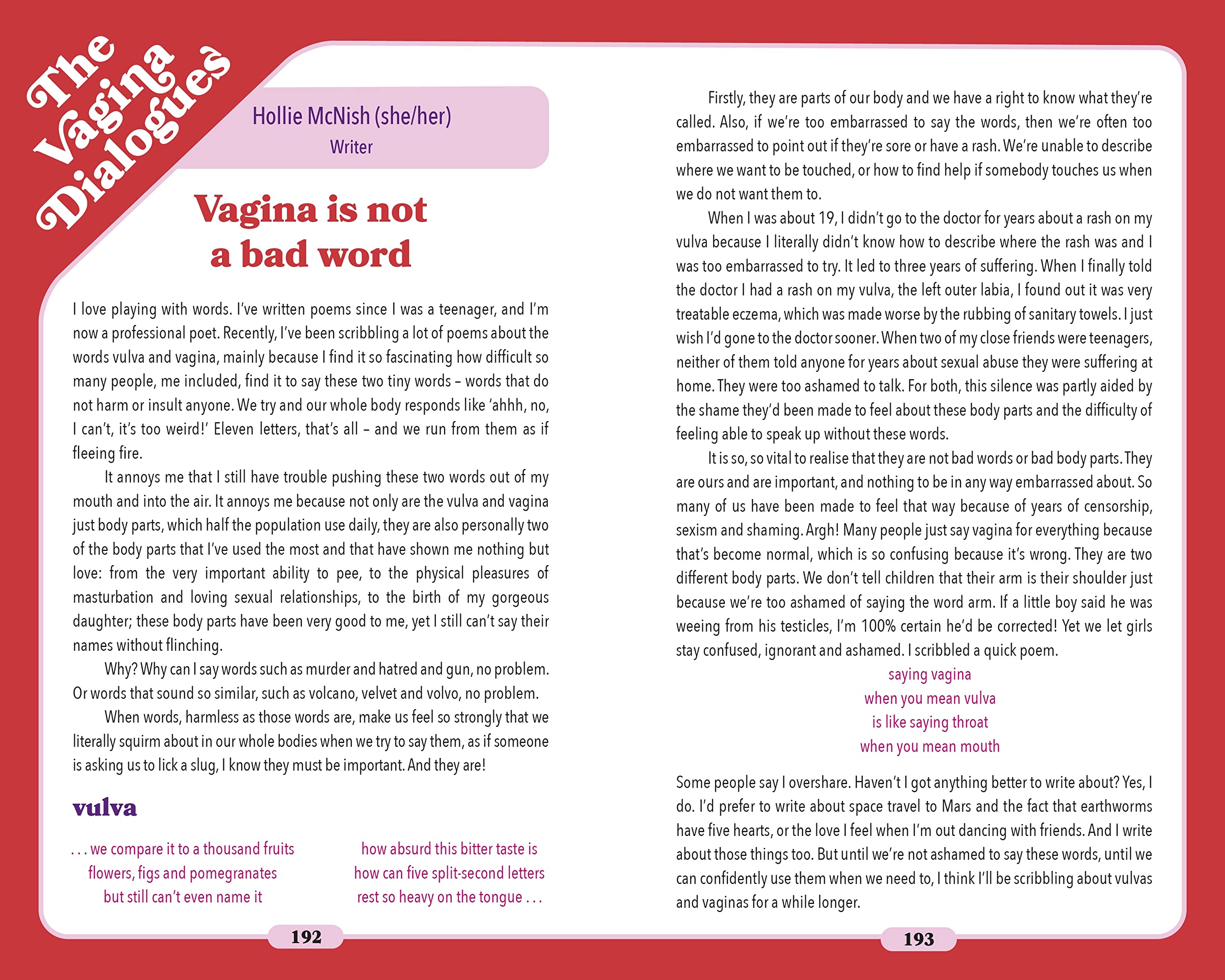 V: An empowering celebration of the vulva and vagina