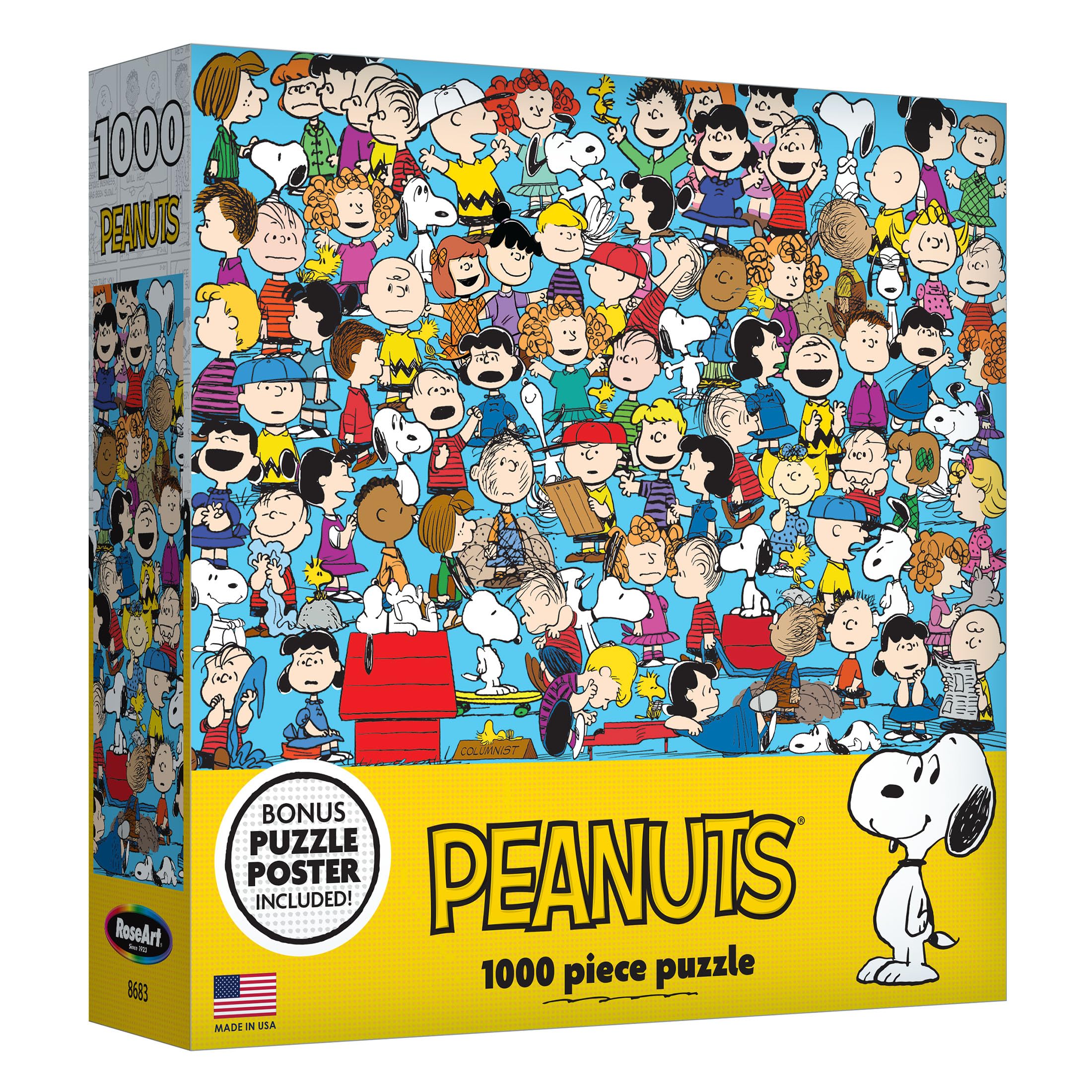 Amazon.com: RoseArt - Peanuts - Cast of Characters - 1000 Piece