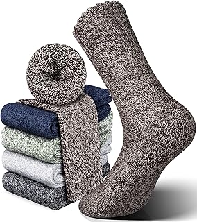 Sponsored You’re seeing this ad based on the product’s relevance to your search query.Learn more about this advertisement Reamphy Merino Herren Socken Wandersocken Thermosocken, 5 Paar Outdoor Warme Dicke Wollsocken Merinowolle Wintersocken