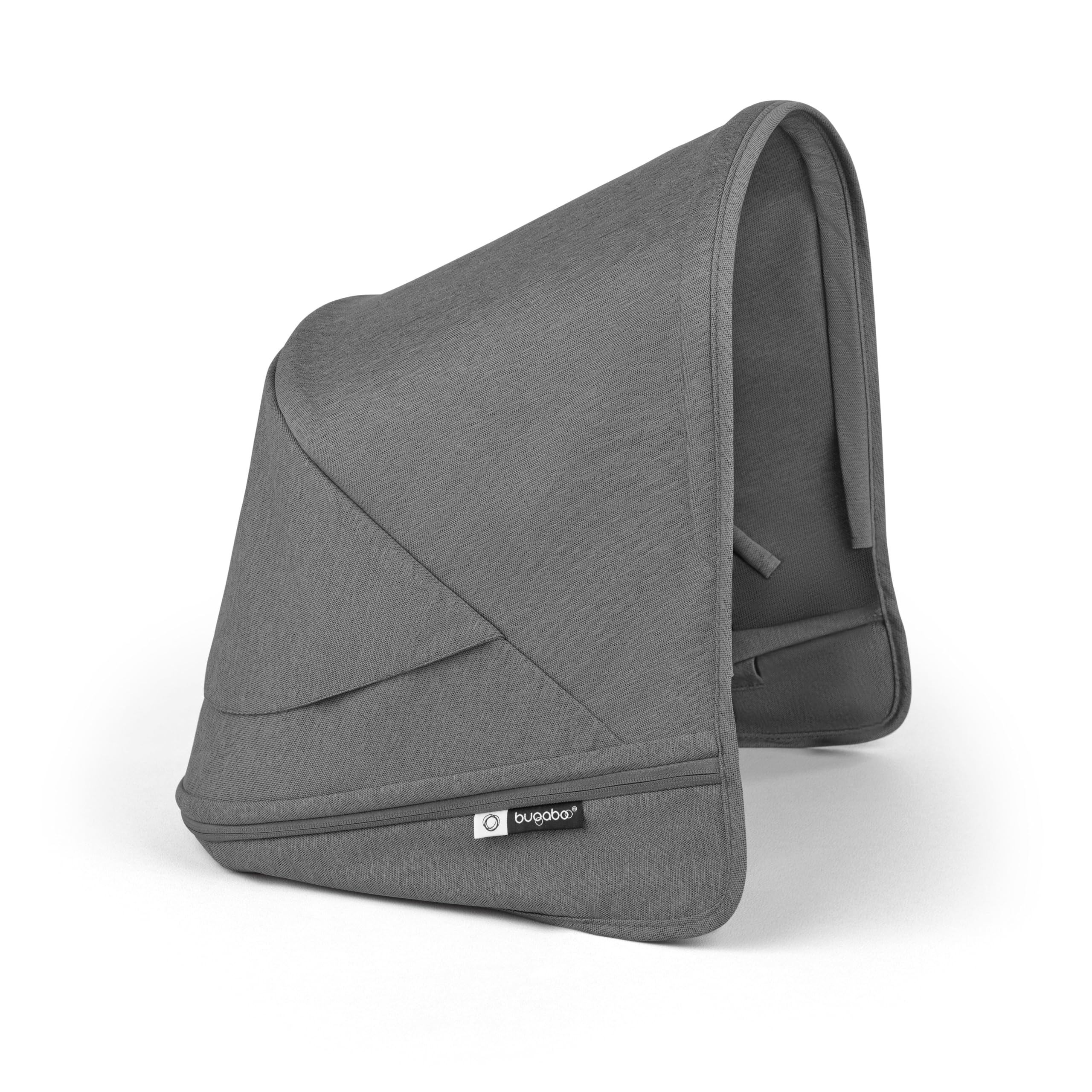 Bugaboo Donkey 6 - Tela de toldo solar UPF 50, panel Peekaboo y cobertura para todas las estaciones (gris luna)