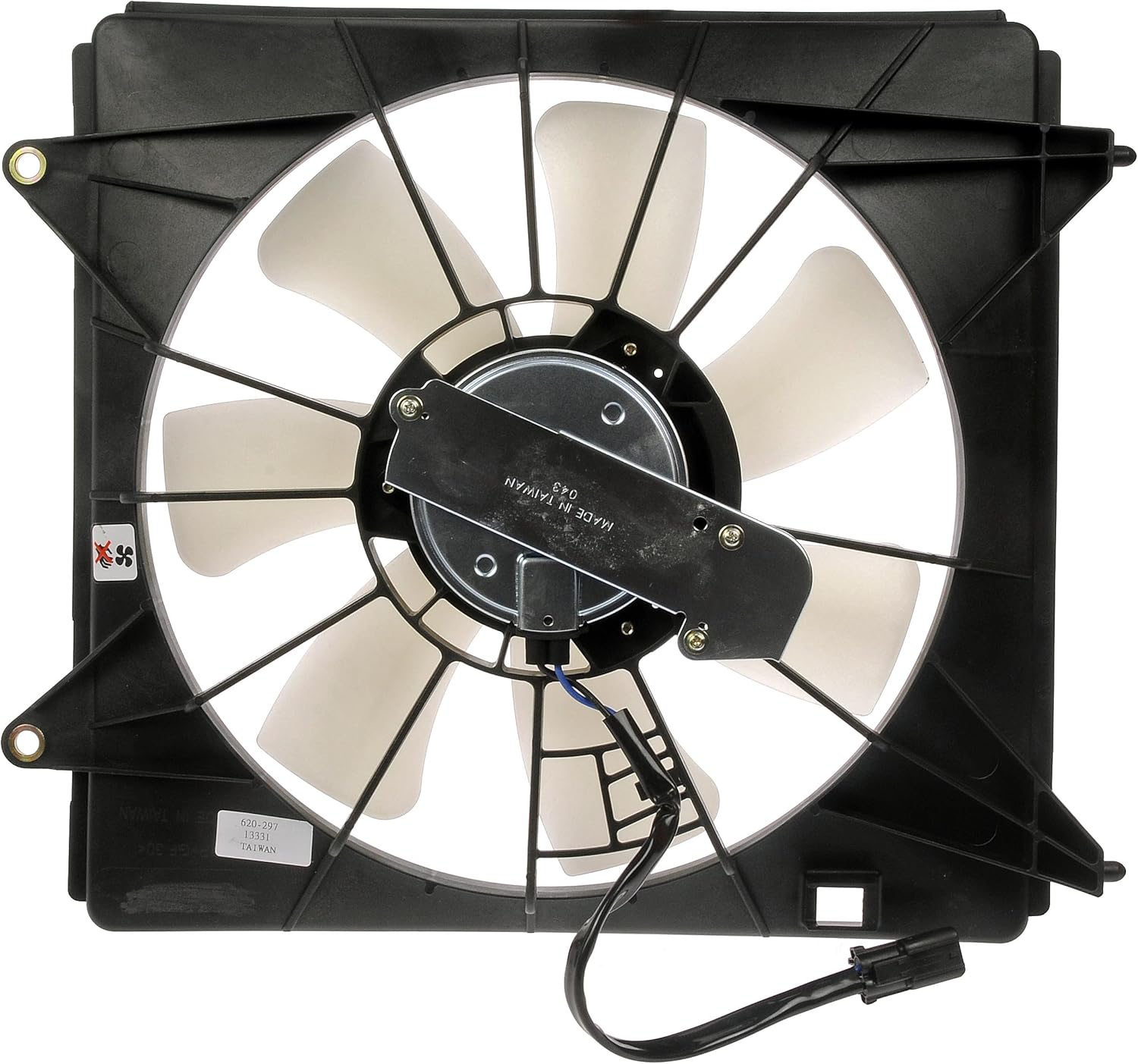 Dorman 620-297 Passenger Side Engine Cooling Fan Assembly Compatible with Select Honda Models