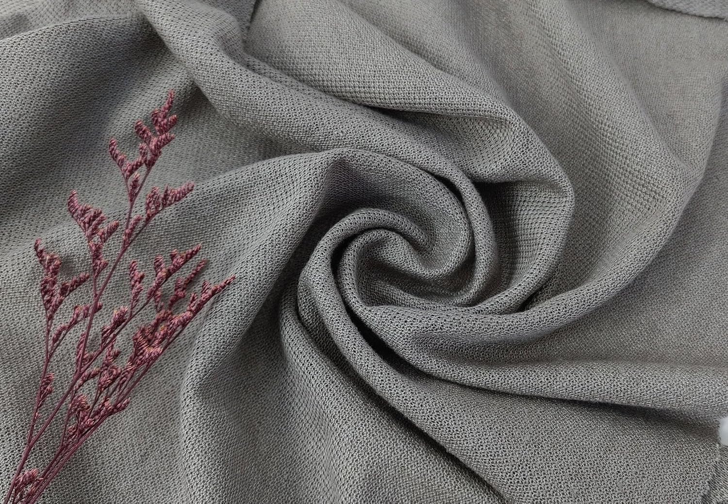 Medium Weight Beige Linen Nylon Knit Fabric 4433 Beige
