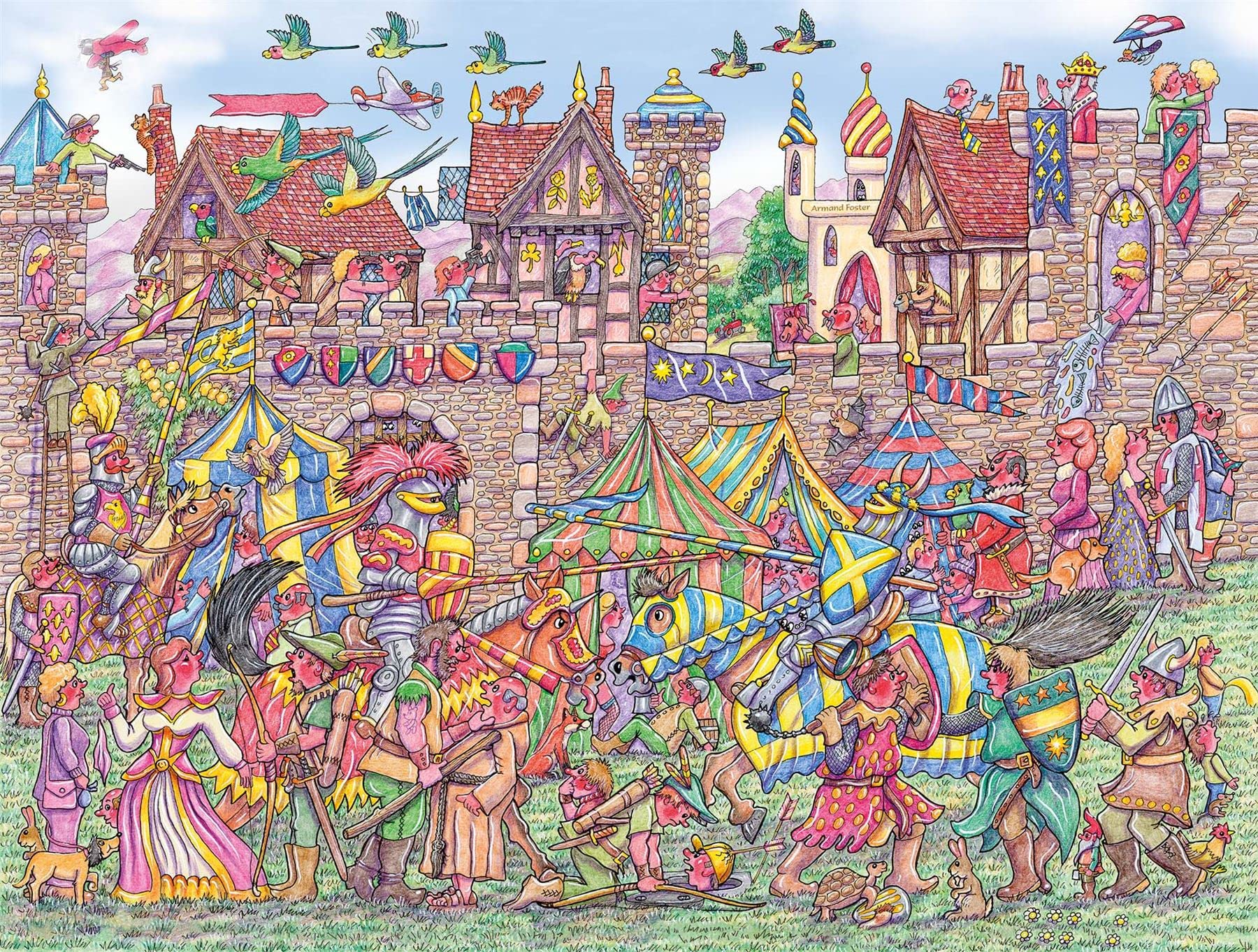 Tempestuous Tournament - Armand Foster 1000 Piece Jigsaw Puzzle