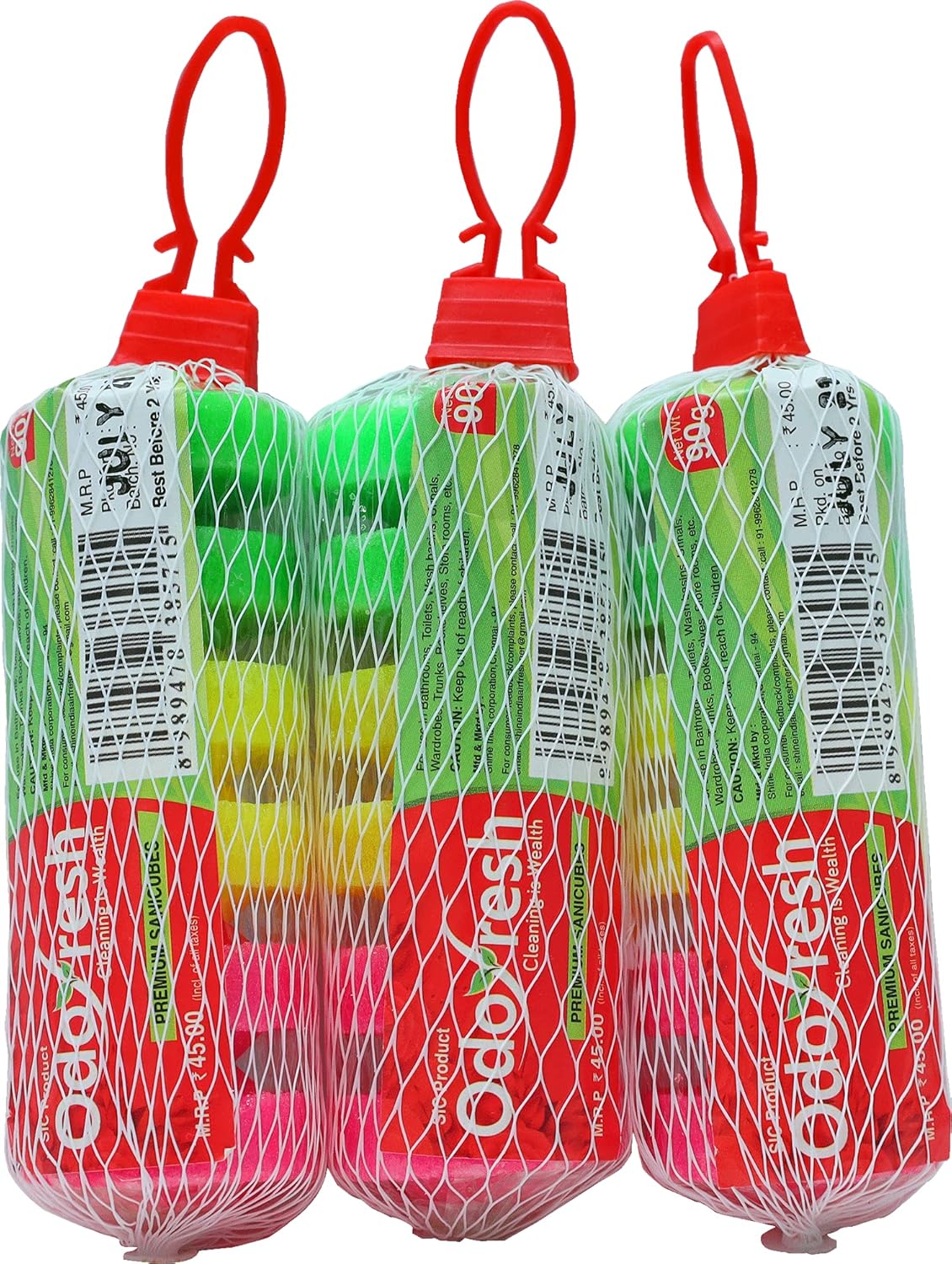 Odofresh Sani Cubes, 90 Grams, Pack of 3, 18 Cubes Amazon.in Home