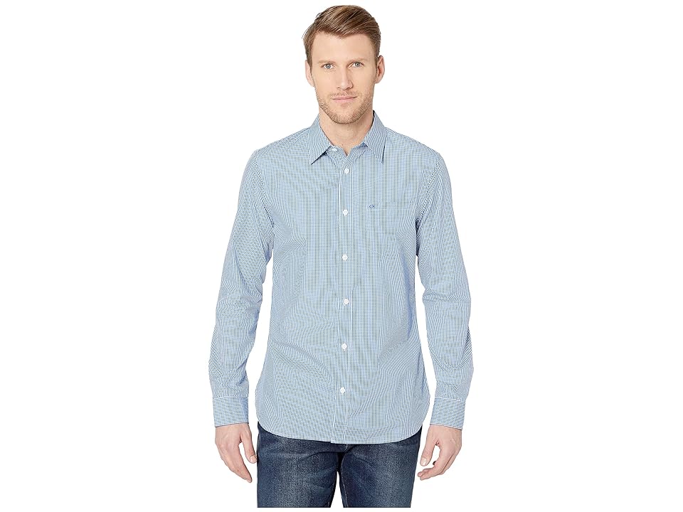 

Calvin Klein The Extra-Fine Cotton Shirt (Nocturnal) Men's Clothing, Black