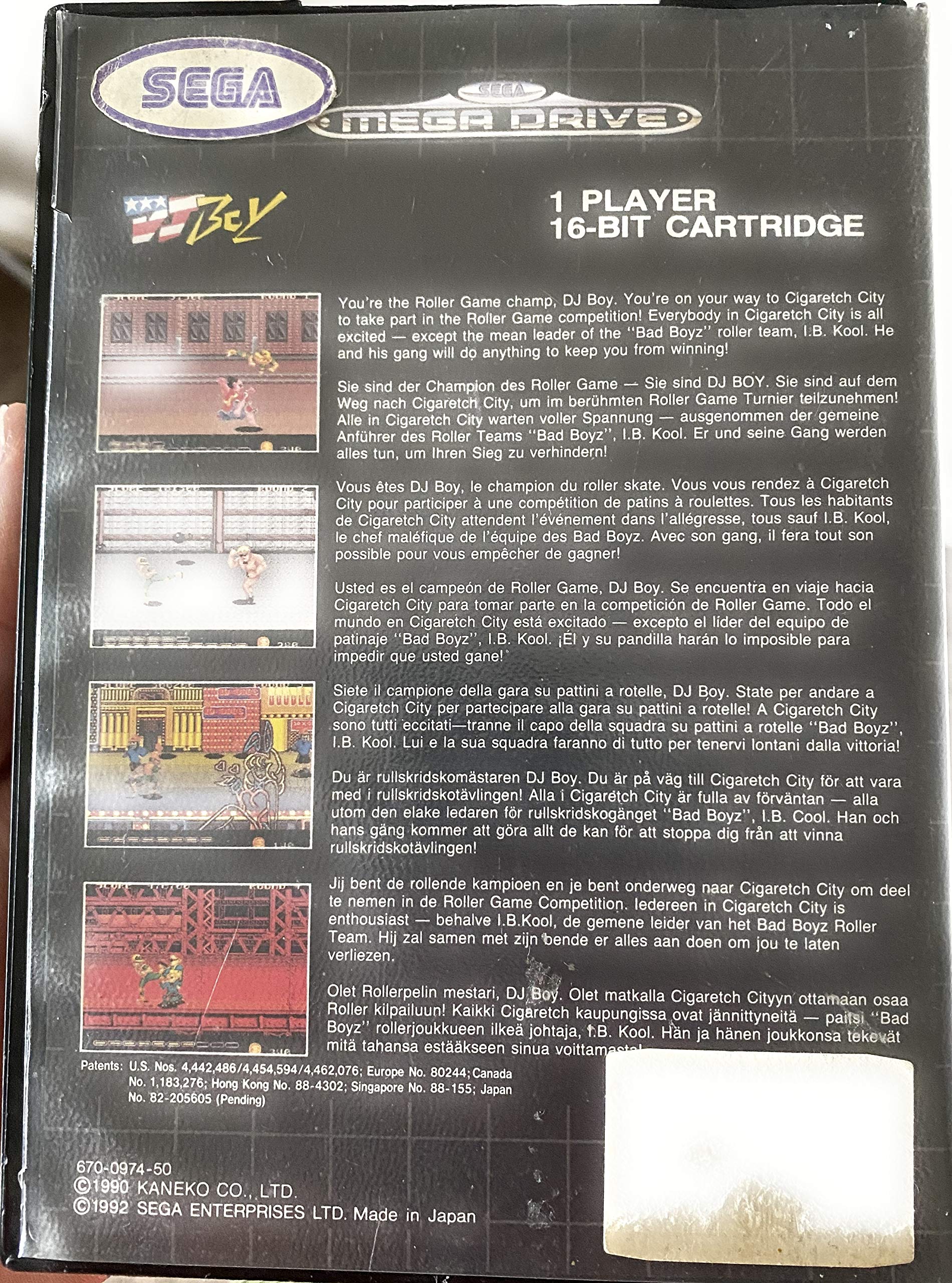 DJ Boy [Megadrive FR]