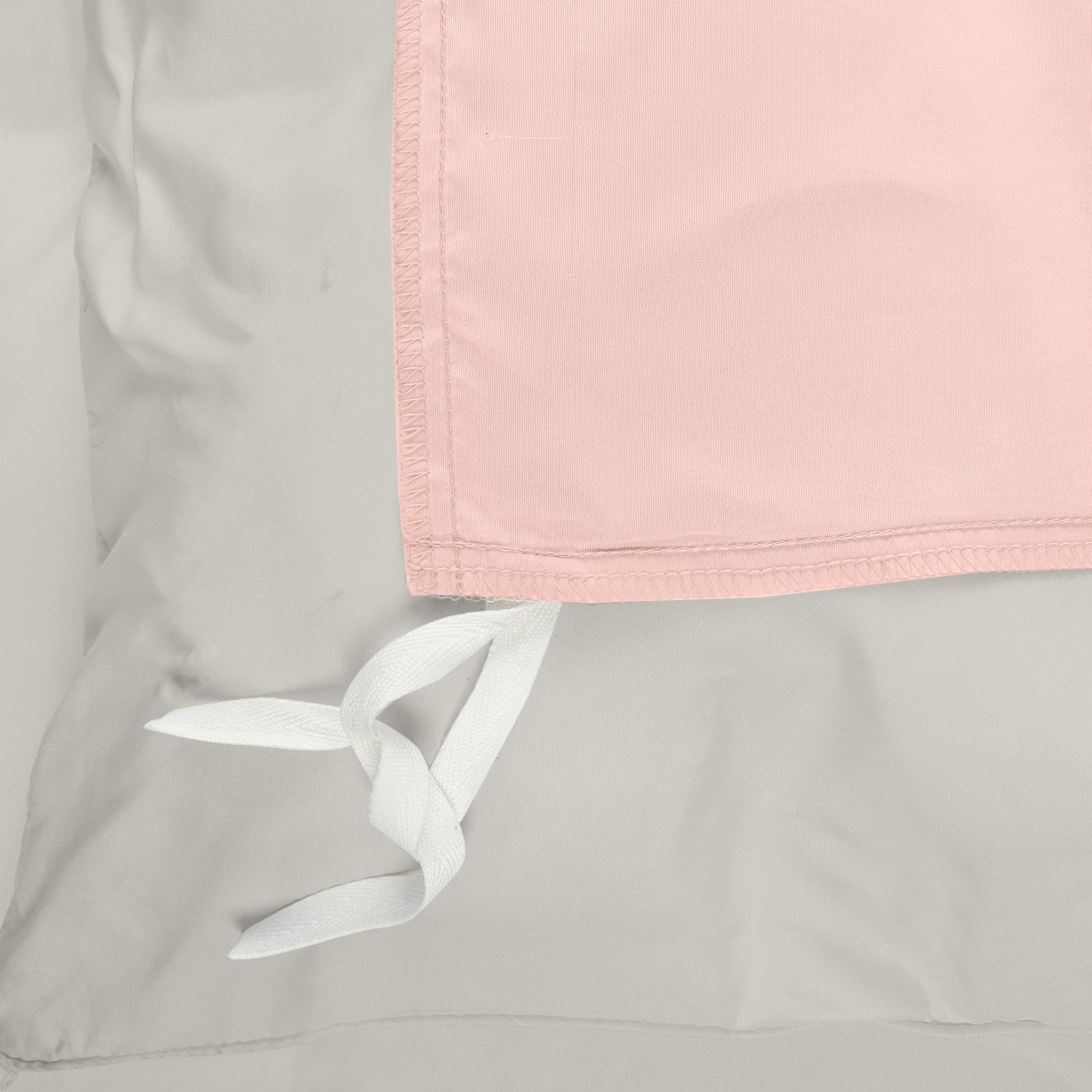 Utopia Bedding Copripiumino Singolo - Microfibra Copripiumino 135x200cm + Federa 80x80cm - Grigio/Rosa