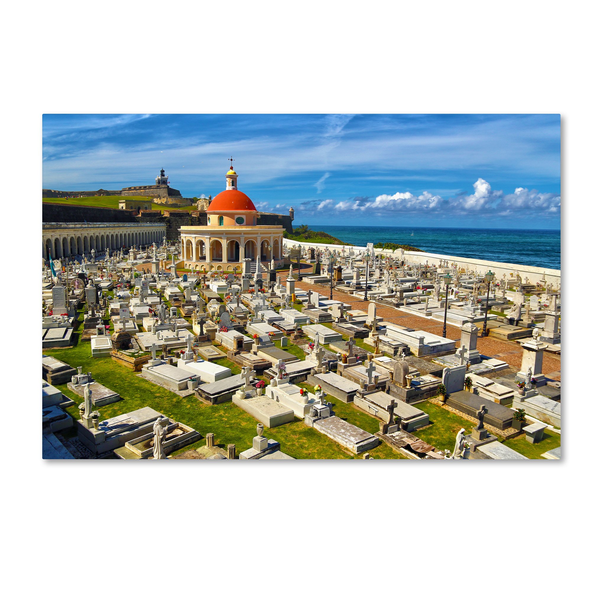 Trademark Fine Art Cementario de Santa Maria by CATeyes, 22x32-Inch Canvas Wall Art