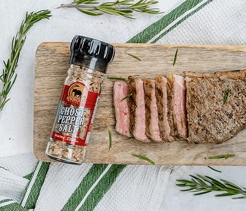 Miniatura 5 de African Dream Foods - Sal picante de pimienta fantasma  Sal de chile totalmente natural  Fabricado con pimientos fantasma africanos  3.5 onzas