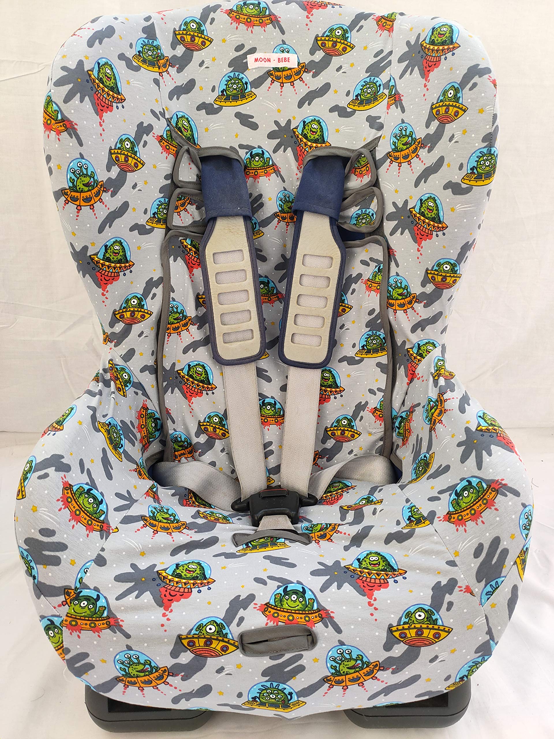 moon-bebe Funda Universal para Silla de Coche Grupo 1-2-3 (Gris)