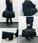 HOLYLUCK Foldable Travel Duffel Bag for Women & Men Luggage Great for Gym (Black)