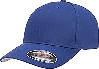 Flexfit Yupoong Men's Cotton Twill Fitted Baseball Cap - Breathable Stretch-Fit, Durable Permacurv Visor