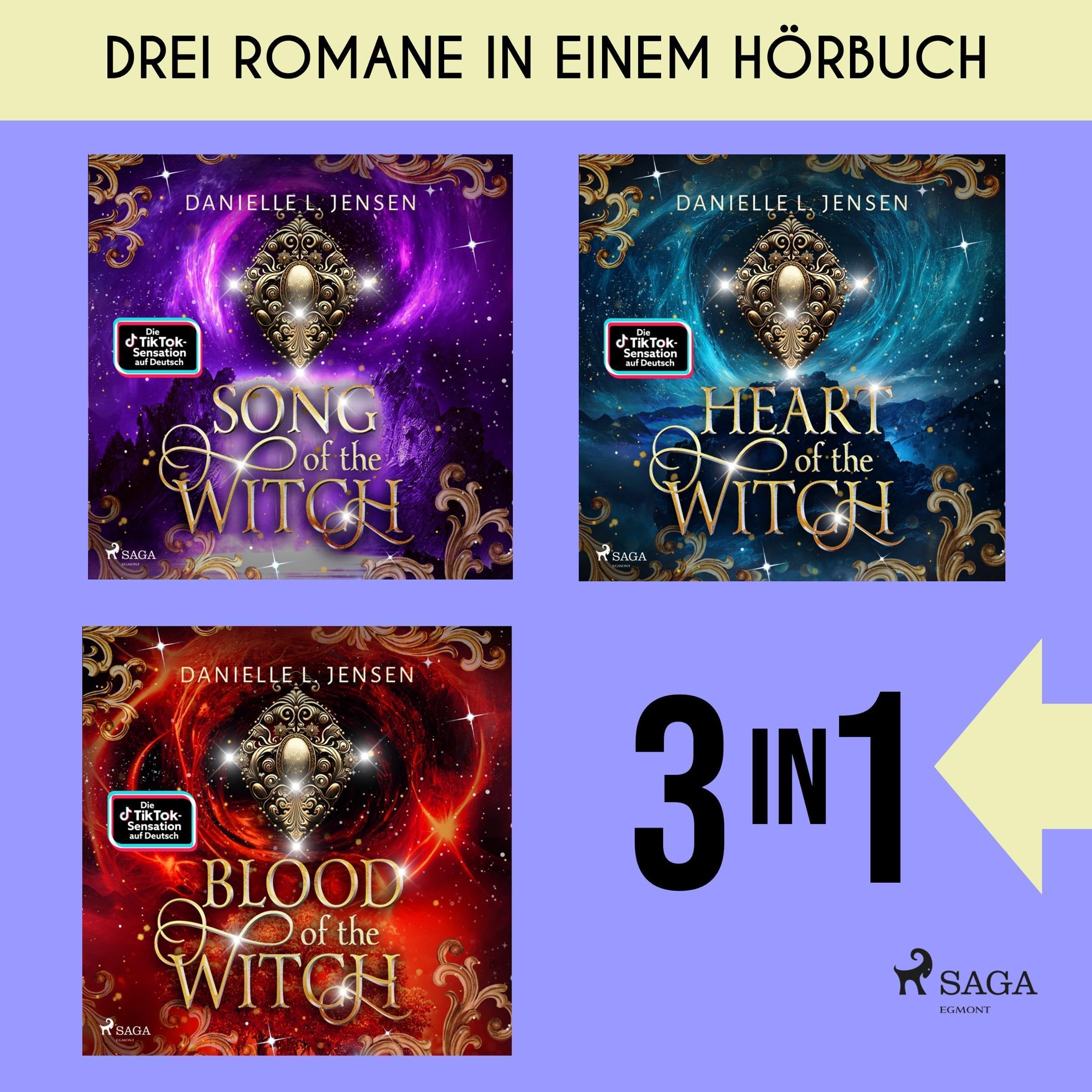 Cover art for Song of the Witch, Heart of the Witch & Blood of the Witch