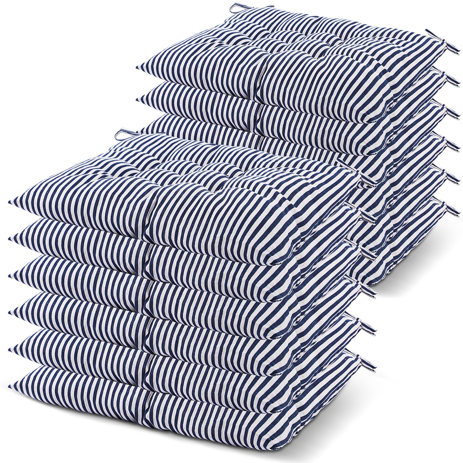 12 Pcs Bulk Floor Pillows Cushion for Kids Classroom,Stripe Color,Square