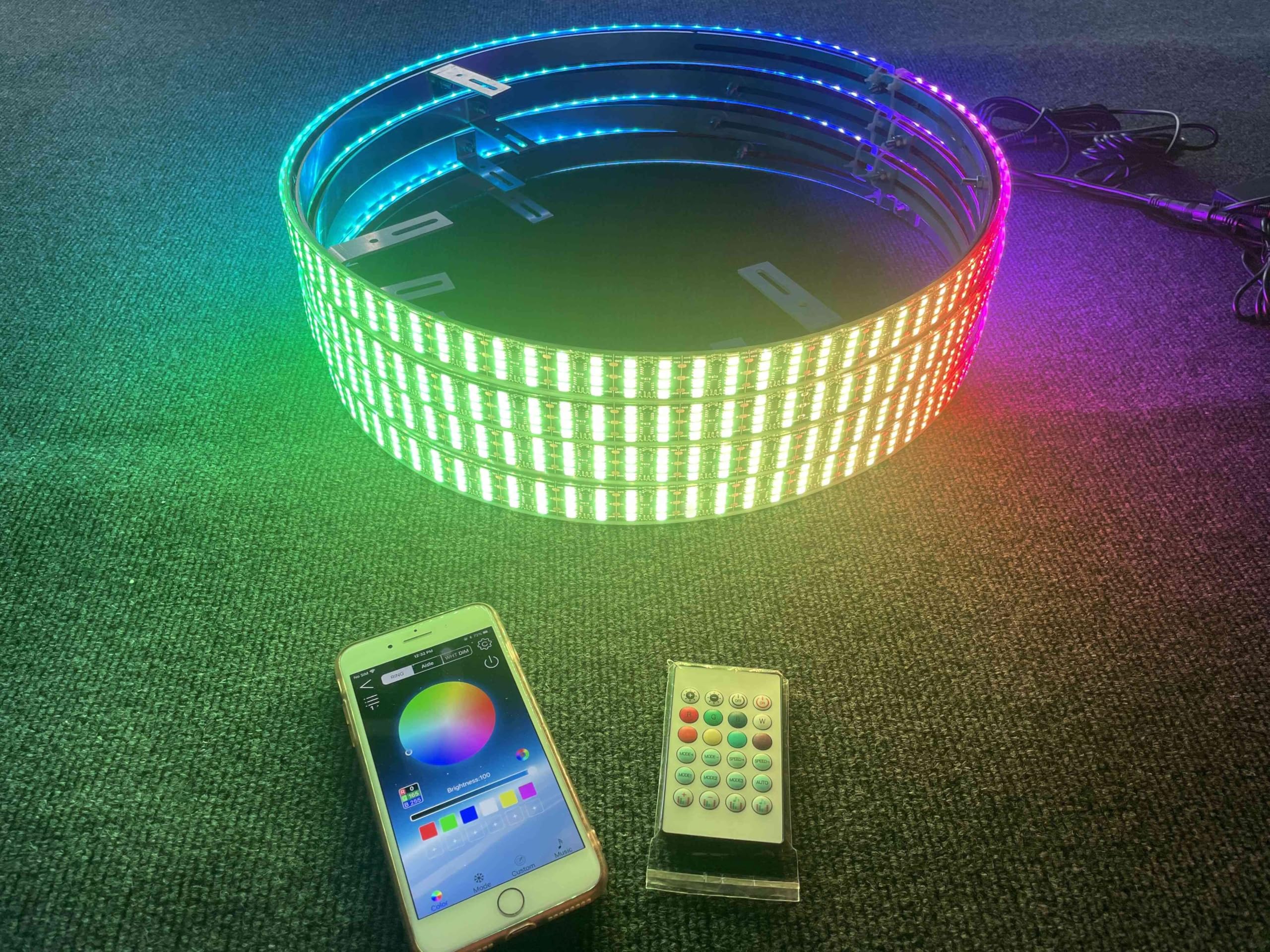 Bluetooth Remote Switch Ctrl Quad Row Brightest 17.5