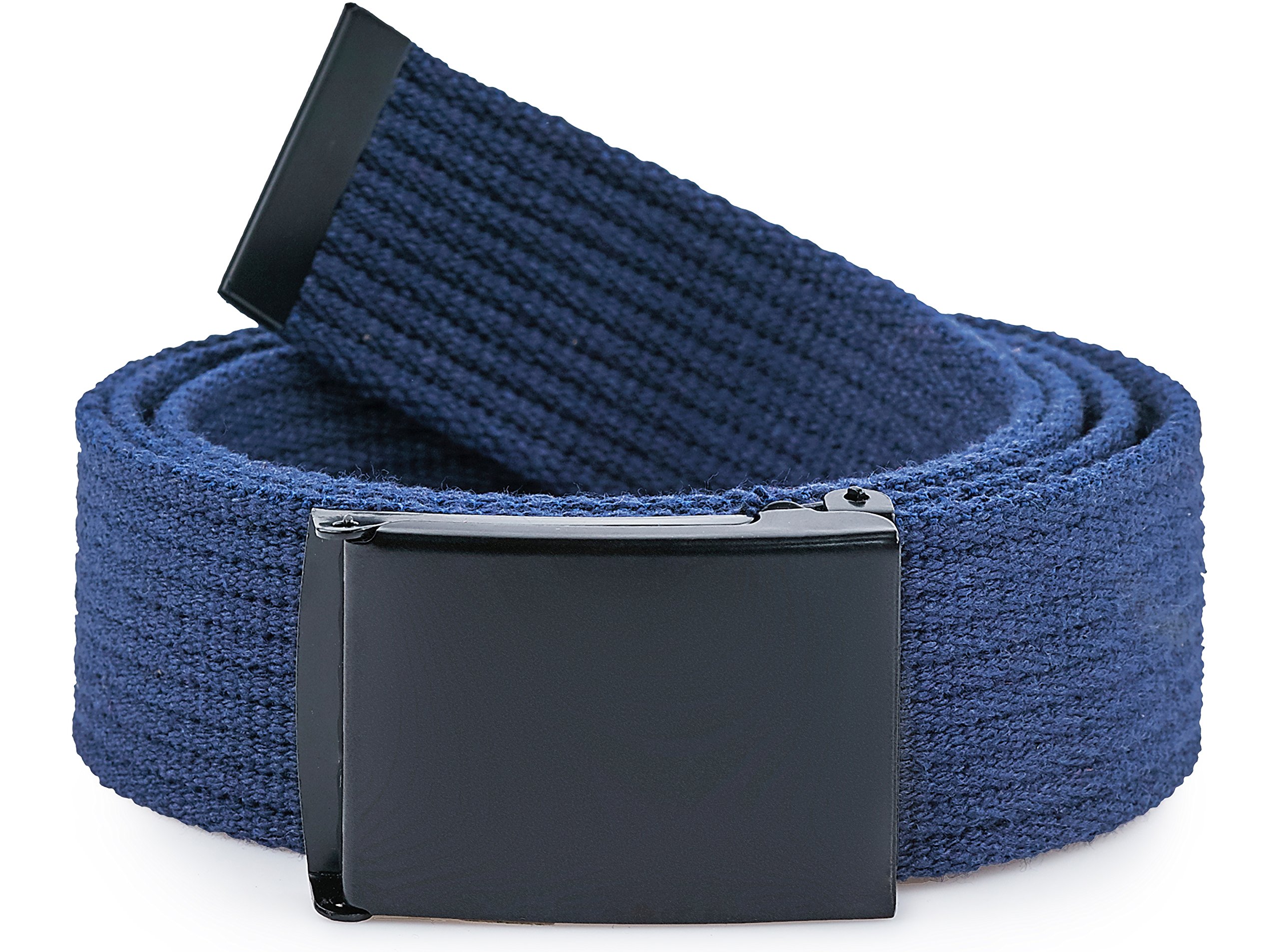 Ladeheid Gürtel Herren Verstellbarer Stoffgürtel aus Baumwolle Gürtel ohne Löcher für Männer Geeignet für Arbeit, Reisen oder Männergeschenke 120 cm x 4 cm P10